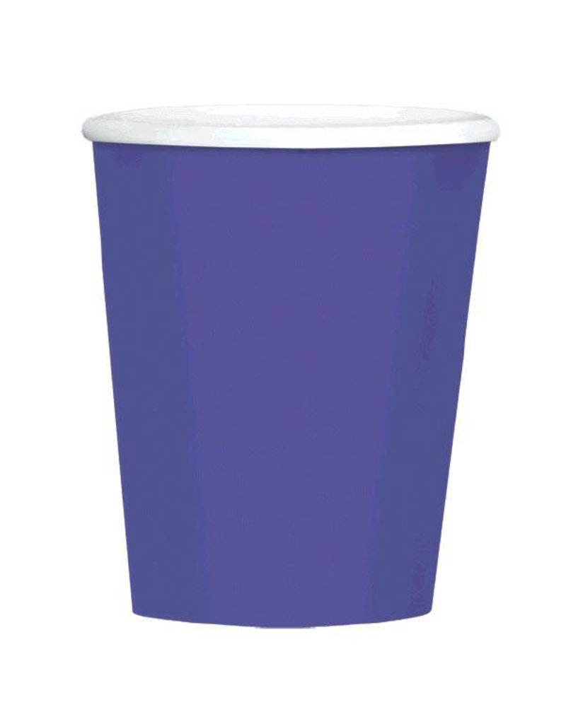 Purple 9oz Paper Cup (8)