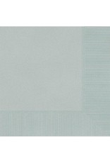 Silver Beverage Napkins (50)