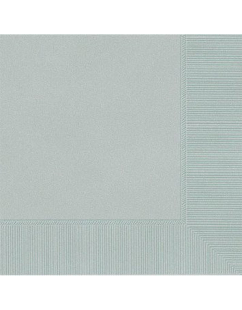 Silver Beverage Napkins (50)