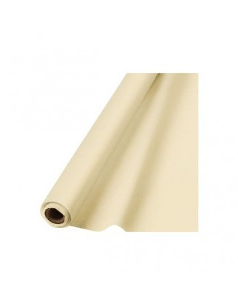 Vanilla Crème Solid Solid Table Roll, 40" x 100'