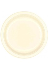 Vanilla Crème  7" Plastic Plate (20)