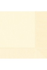 Vanilla Crème Dinner Napkins (20)