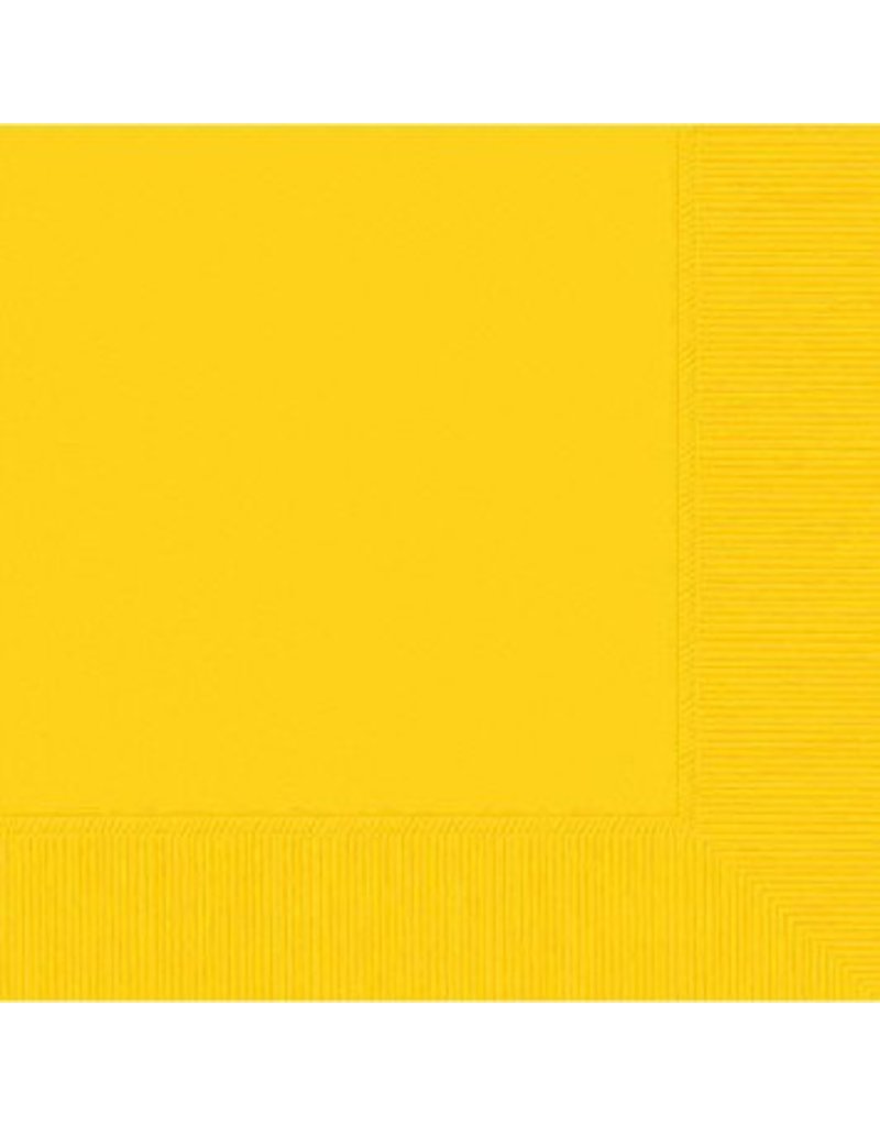 Yellow Sunshine Dinner Napkins (20)