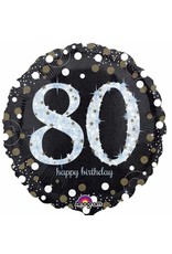 80 Sparkling Birthday 18" Mylar Balloon