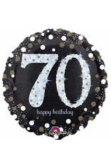 70 Sparkling Birthday 18" Mylar Balloon