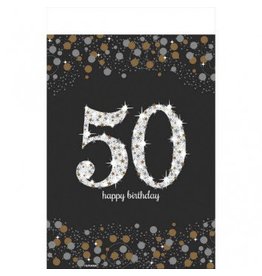 Sparkling Celebration 50 Plastic Table Cover