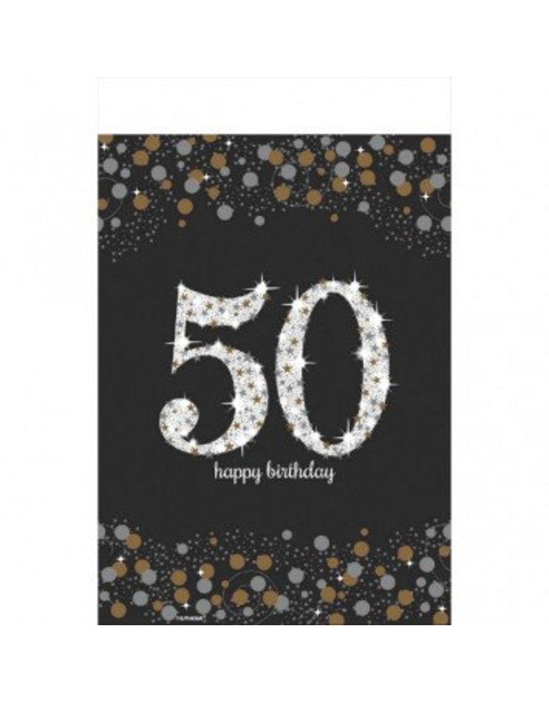 Sparkling Celebration 50 Plastic Table Cover