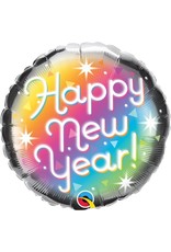 New Year Prismatic 18" Mylar Balloon