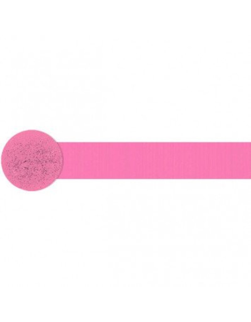 Bright Pink Crepe Streamer 81'