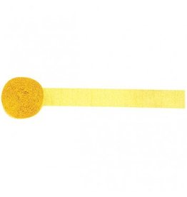 Yellow Sunshine Crepe Streamer 81'