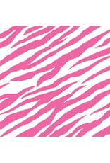 Printed Tissue Zebra Bright Pink