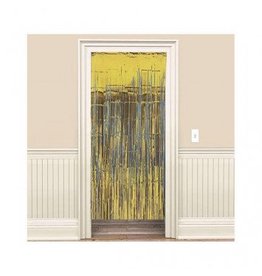Gold Metallic Door Curtain 3' x 8'