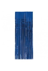 Bright Royal Blue Metallic Door Curtain 3' x 8'
