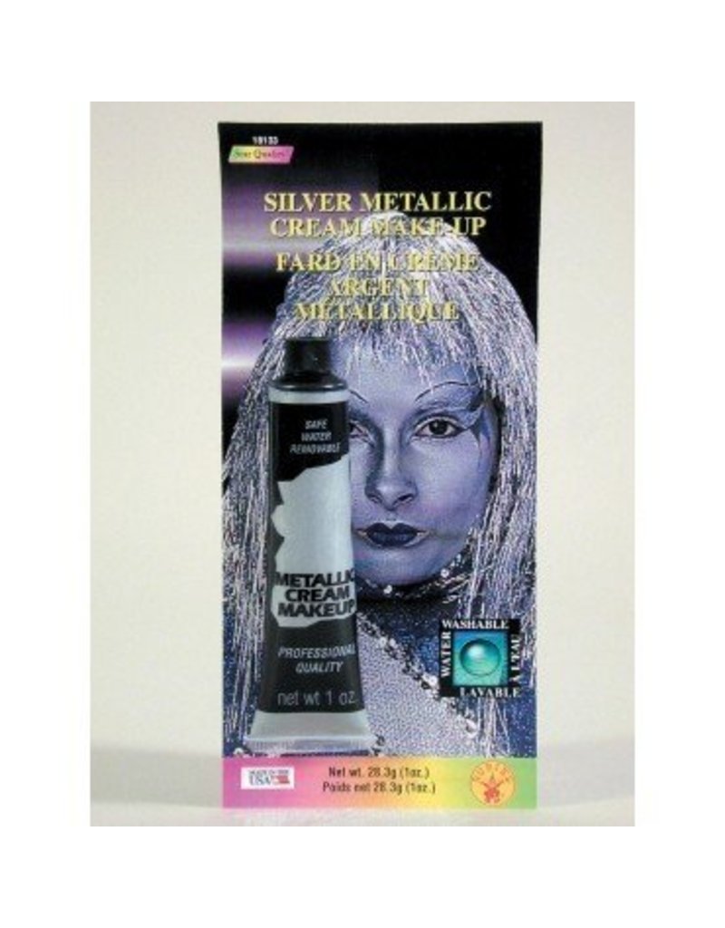 Makeup Cream Silver Metallic Tube