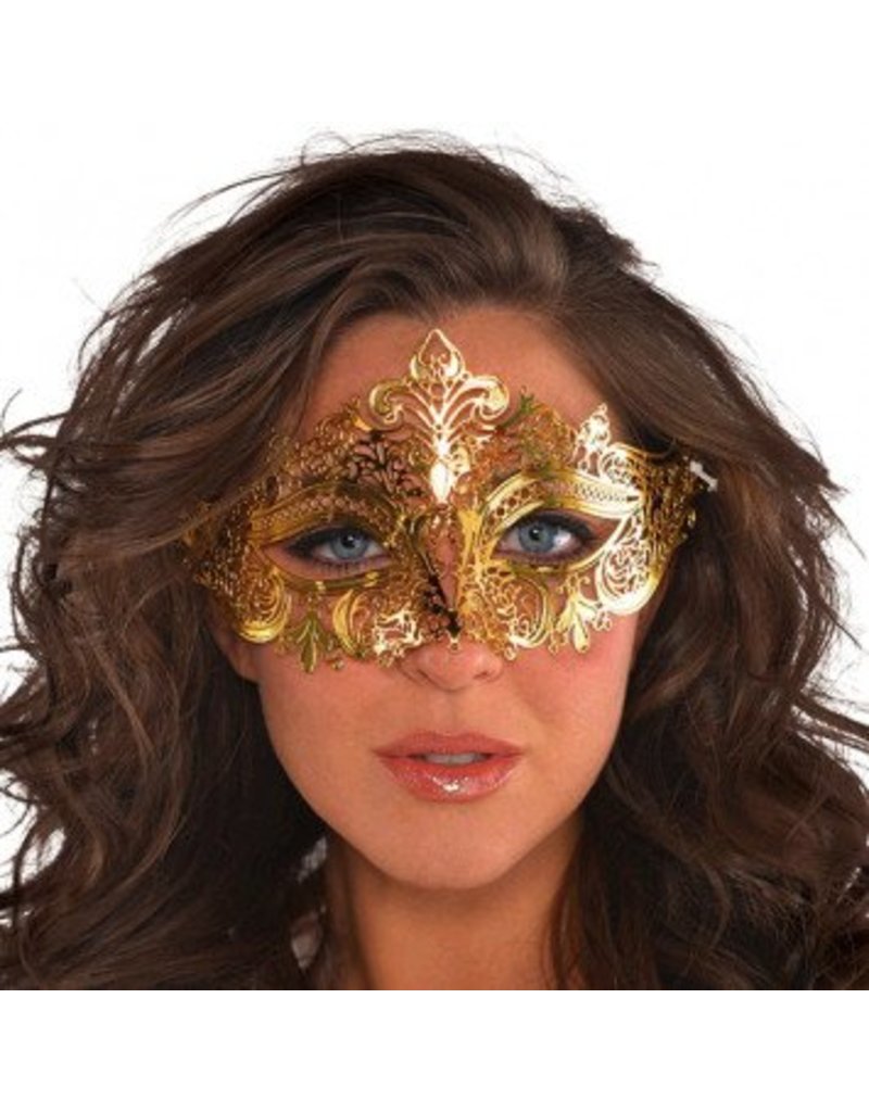 Gold Filigree Mask