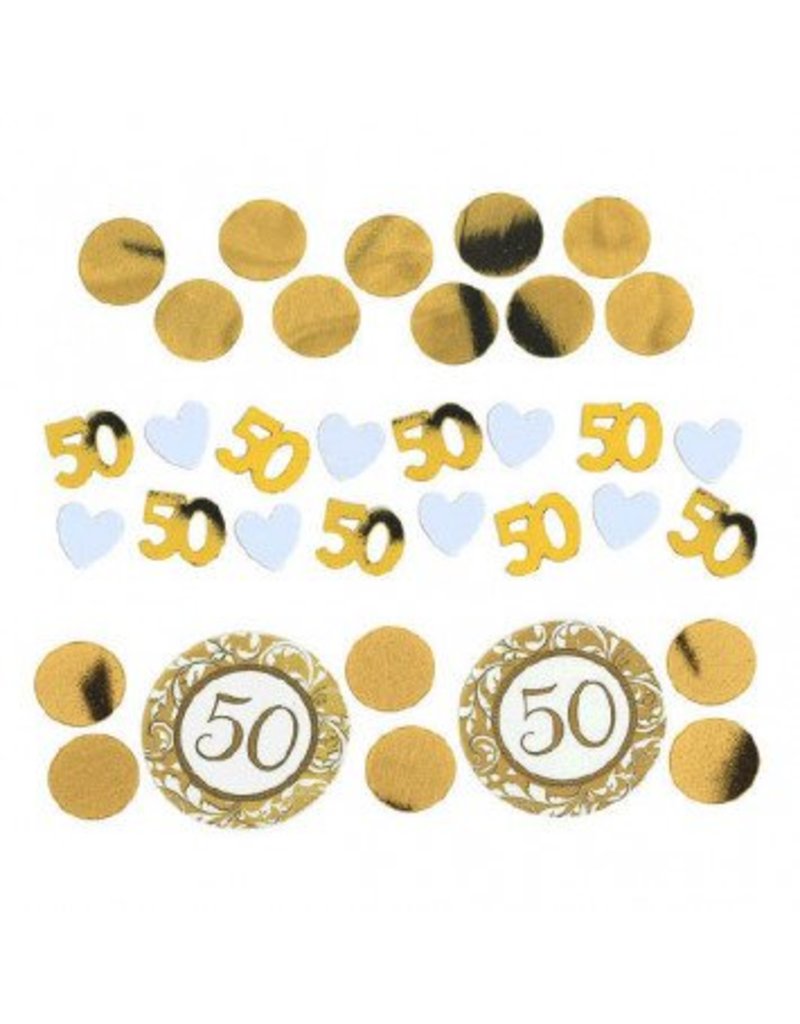 50th Anniversary Gold Confetti Mixes