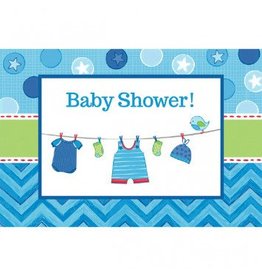 Shower with Love Boy Postcard Invitations