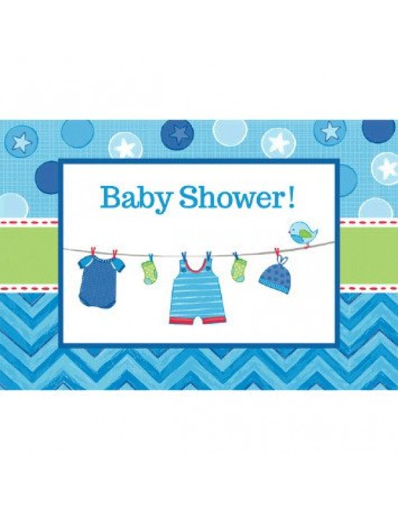 Shower with Love Boy Postcard Invitations
