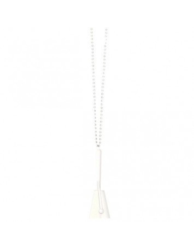 Clacker Necklace White