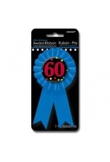 60th Award Ribbon Button
