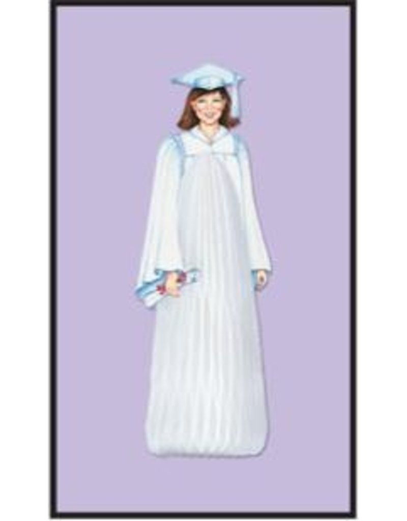 13" Girl Graduate Centerpiece