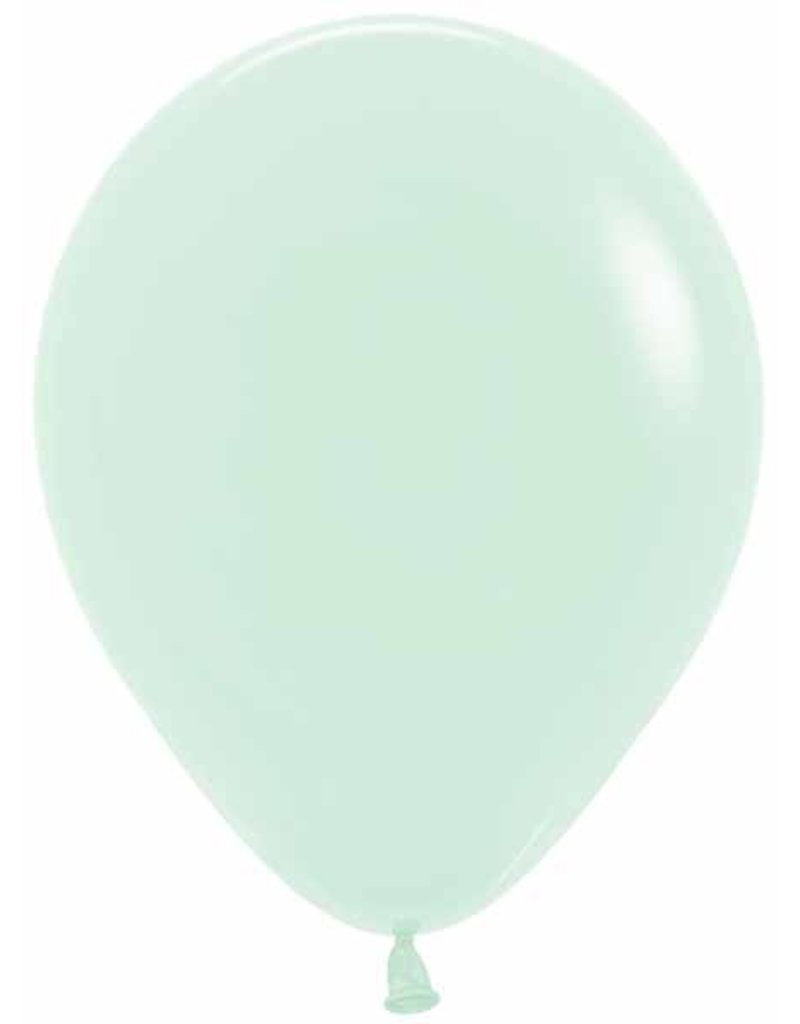 Betallic 11" Pastel Matte Green Latex Balloon (Without Helium)