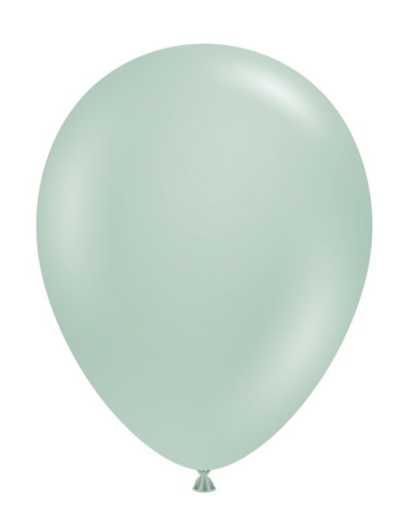 Tuftex 11" Tuftex Empower Mint Latex Balloon (Without Helium)