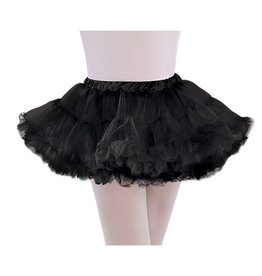 Black Women Hoopless Petticoat Retro Underskirt Tutu Skirt Crinoline Dress  Showing Stage Costume for Cosplay Dance Wedding Dress- Size XL