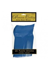 Bright Royal Blue Premium Spoons (20)