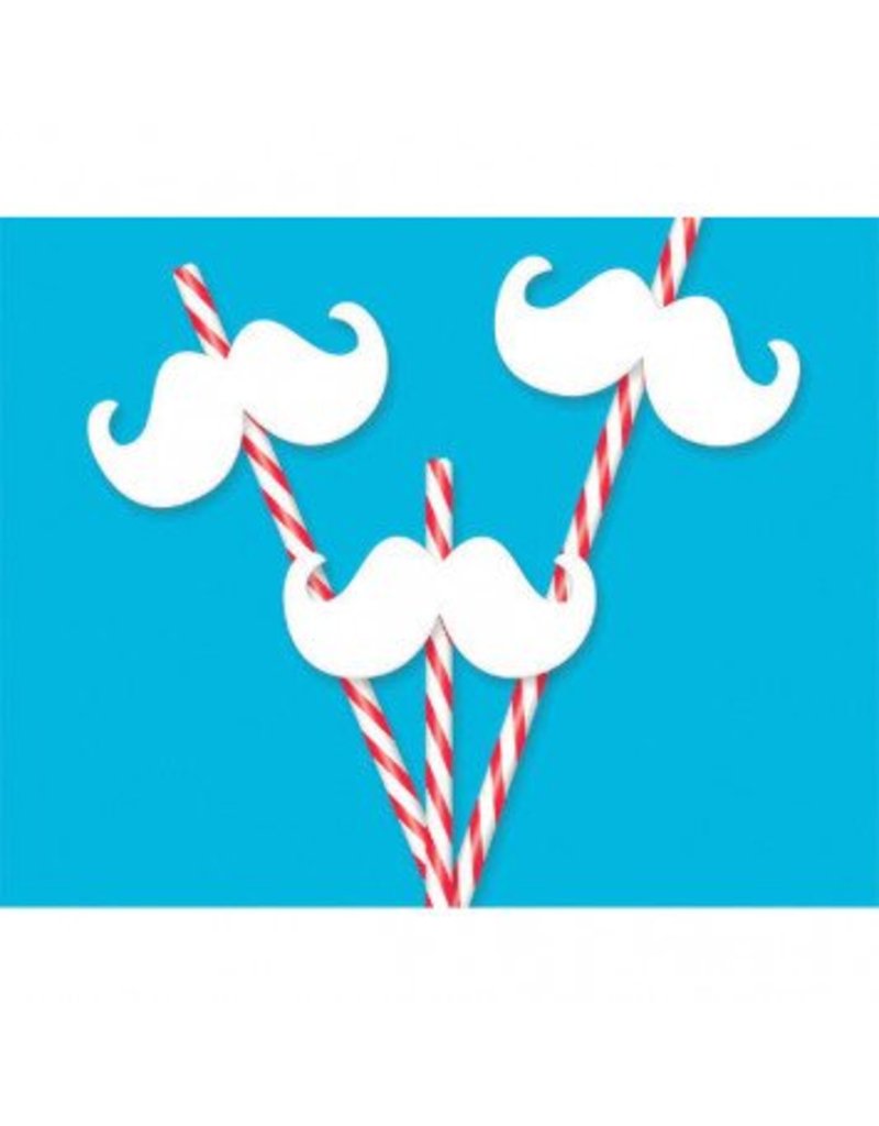 Christmas  Moustache Straws