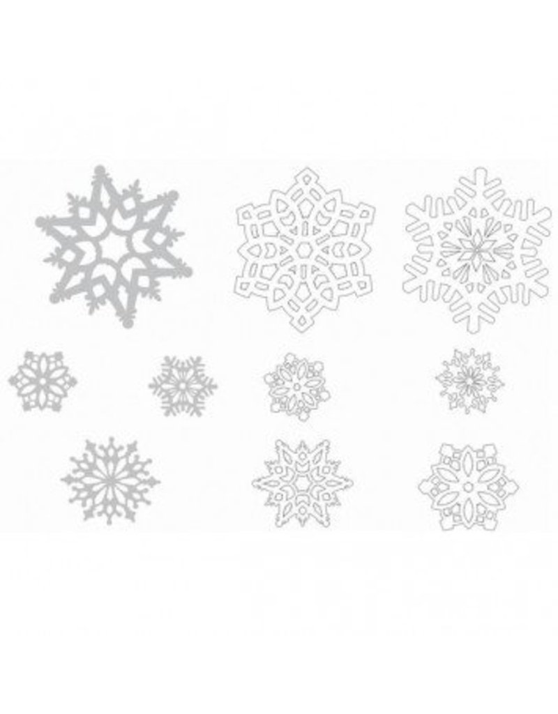 Snowflake Paper Mega Value Pack Cutouts