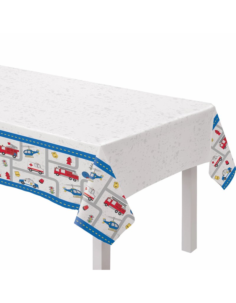First Responders Plastic Table Cover