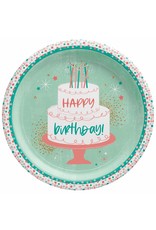 Happy Cake Day 10 1/2" Plate (8)