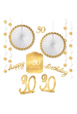 Golden Age Birthday 30th Room Decoration Kit