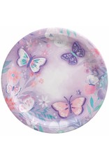 Flutter 9" Round Plates (8)