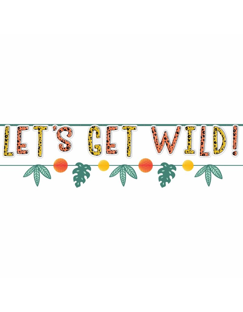 Get Wild Birthday Banner Kit