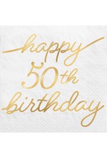 Golden Age Birthday 50th Beverage Napkins (16)