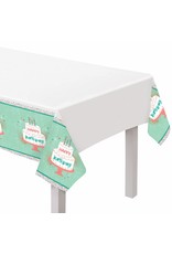 Happy Cake Day Plastic Table Cover
