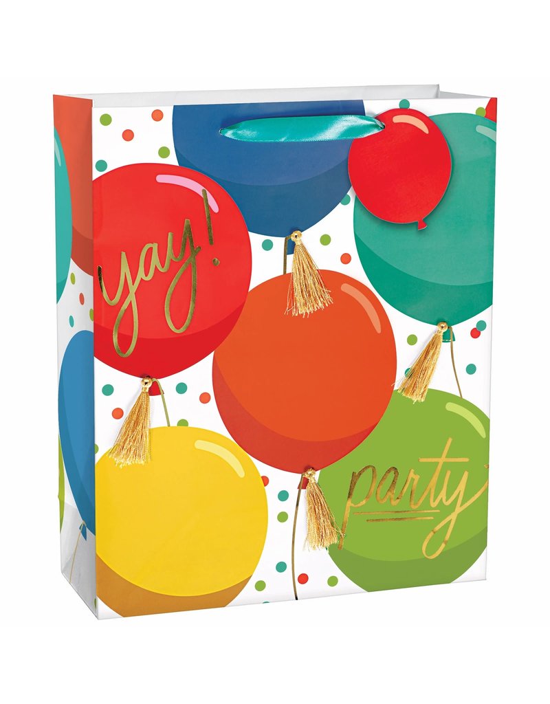 Tassel Balloons Large Bag w/Gift Tag