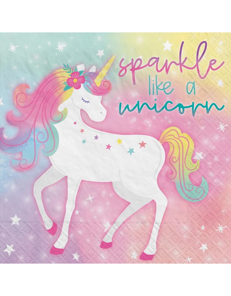 Enchanted Unicorn Luncheon Napkins (16)