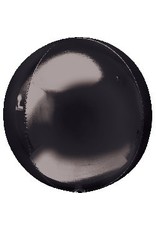 Bubble Black Orbz Mylar Balloon