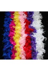 Lime Green Feather Boa 80"