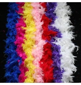 Lime Green Feather Boa 80"