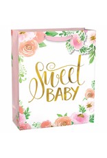 Floral Baby Super Large Bag w/ Gift Tag