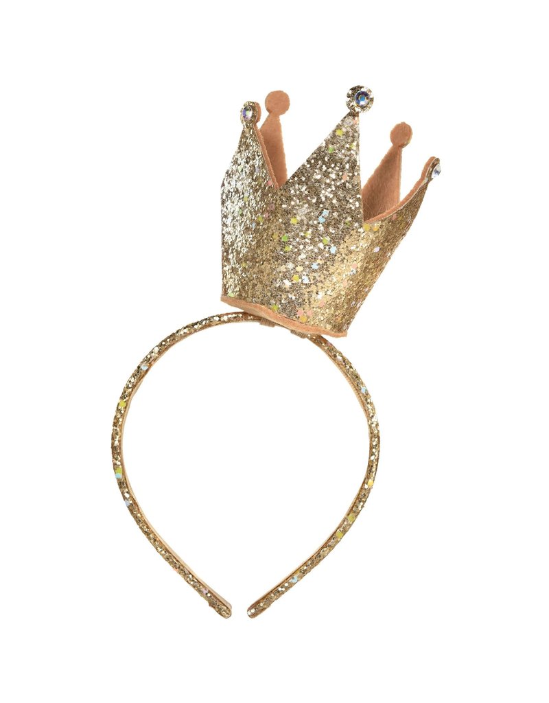 Gold Birthday Crown Headband