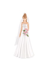 Cake Topper Caucasian Bride