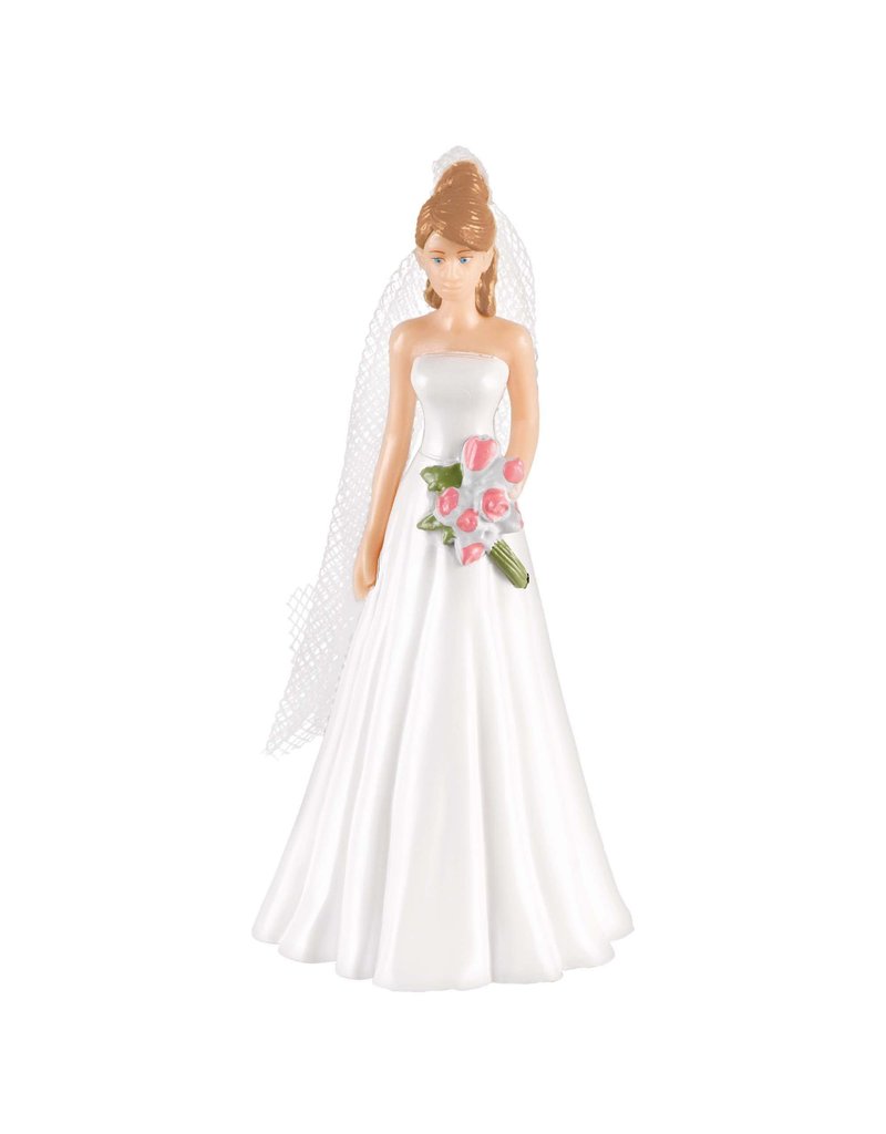 Cake Topper Caucasian Bride