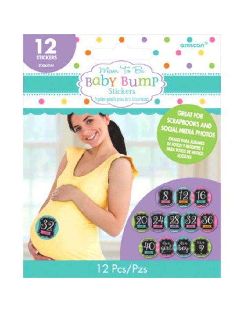 Mom To Be Baby Bump Stickers (12)