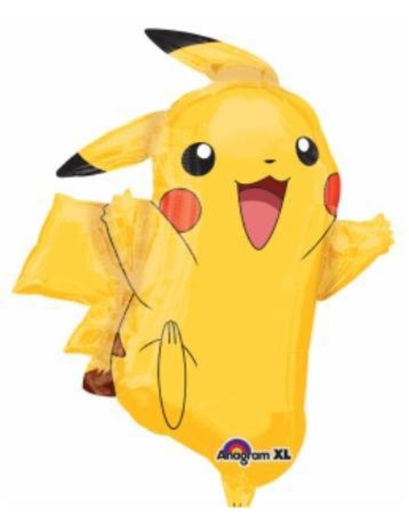 Pikachu Pokemon Shape 31" Mylar Balloon