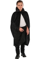 36″ Black Velvet Child Cape